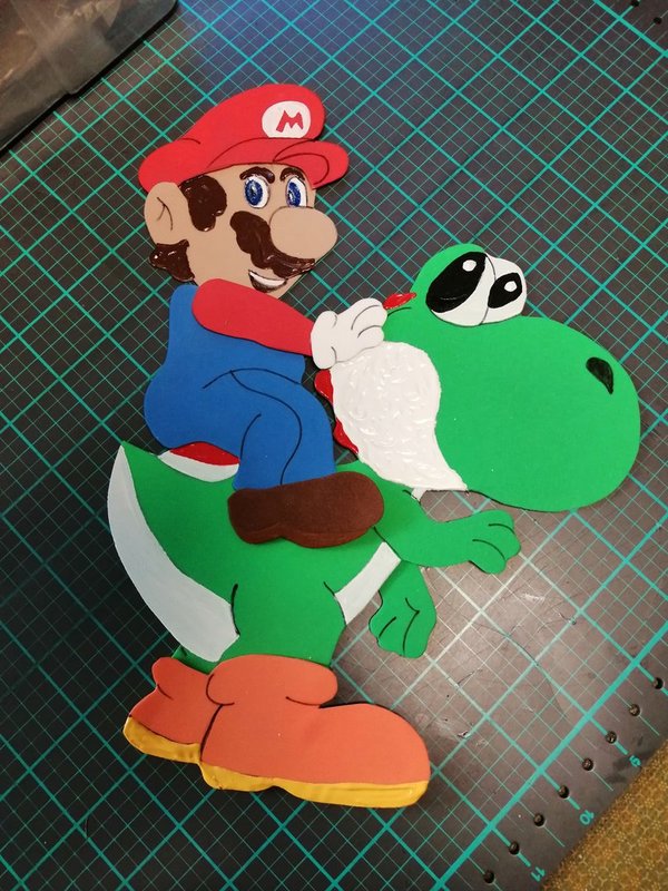 Zuckertüte Mario und Yoshi
